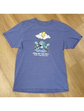 Van's Tee "Makin' It Rain Since 1966" - Blue, Medium Slim Fit